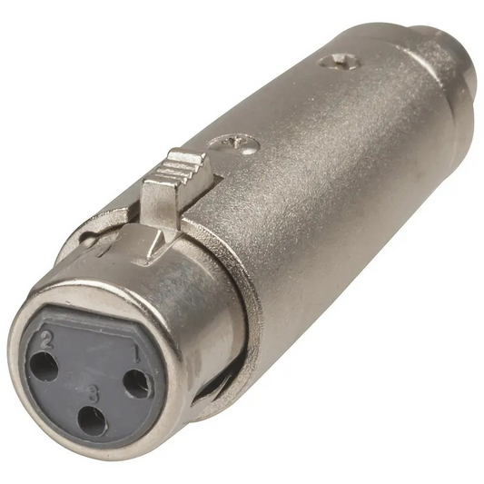 ADPT SKT XLR/3P - PLG RCA MTL SLV - PA3802