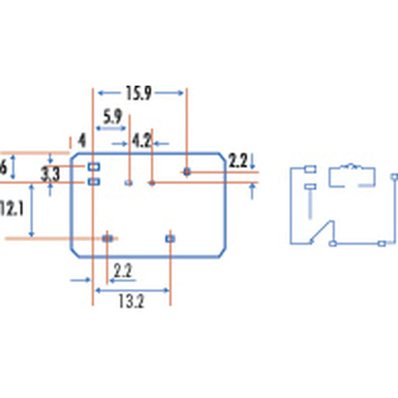 RELAY PCB 12VDC 30A SPDT - SY4072