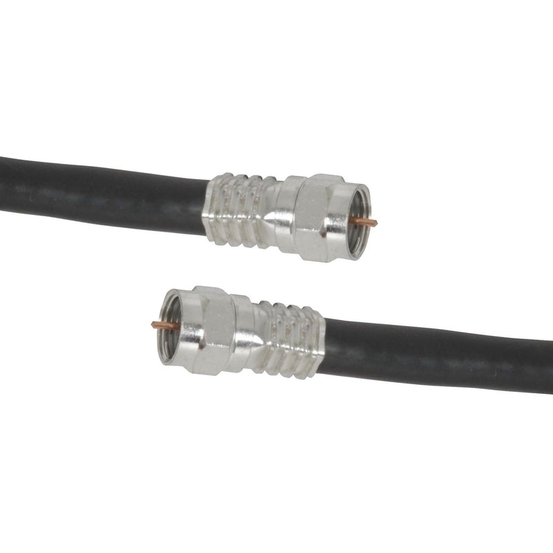 LEAD VID F59 PLG - PLG 3M RG6 QUAD BLK - WV7392