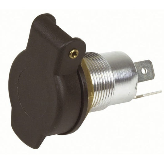SOCKET POWER 2 POLE W/\COVER