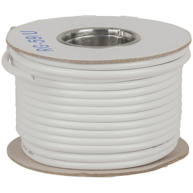 CABLE COAX 75R RG59 WHT 30M ROLL - WB2001