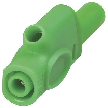 PLG BANANA 4MM INSUL PIGGYBACK GRN - PP0387