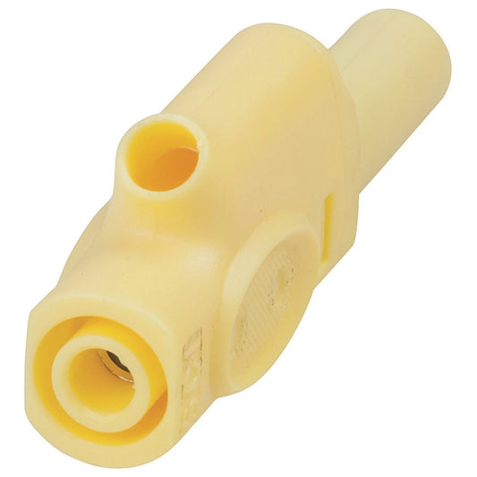 PLG BANANA 4MM INSUL PIGGYBACK YEL - PP0389