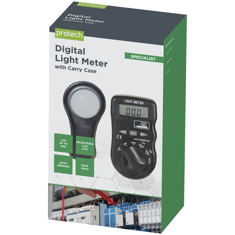 METER LUX 50K W/COVER/CASE DIG - QM1587