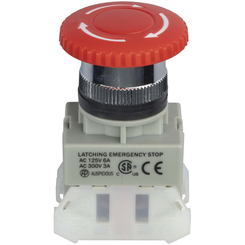 SWITCH EMERGENCY STOP NO NC ROT REL - SP0786