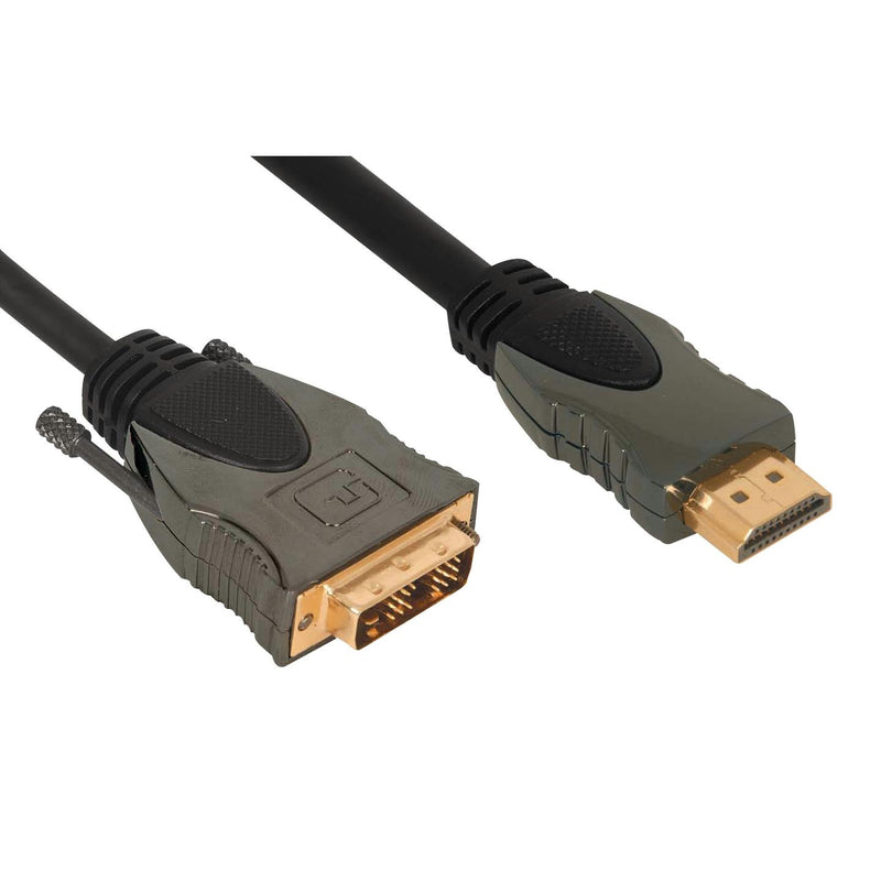 LEAD VIDEO HDMI PLG - DVI PLG GLD 1.5M - WQ7407