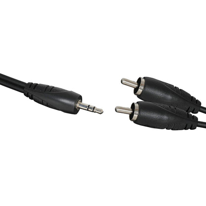 LEAD AUDIO PLG 3.5MM STEREO- 2PLG RCA 5M - WA7017