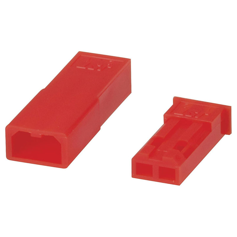 CONN 2-PIN JST W/CRIMP M+F RED 2-PAIR - PT4452