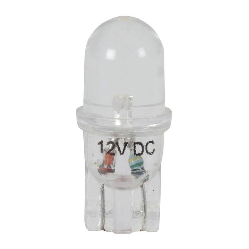 LED GLOBE T10 WEDGE WHT 12VDC - ZD0390