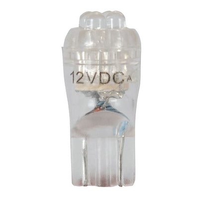 LED GLOBE T10 WEDGE 4XWHT 12VDC - ZD0394