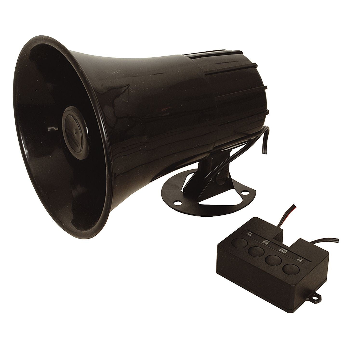 SIREN PIEZO 4TONE W/CONTROLLER 12V 125DB - LA5259 