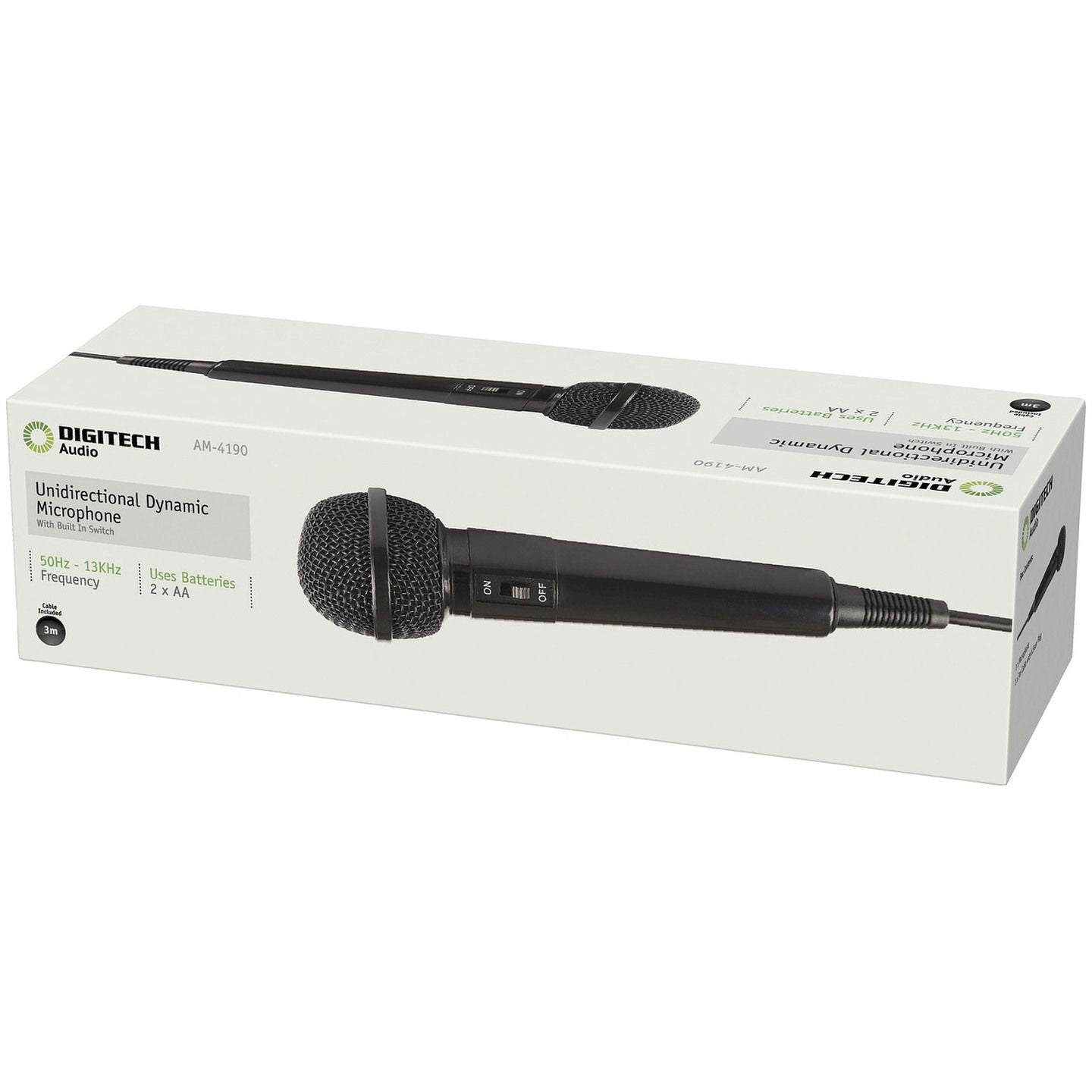 MIC UNIDIRECT 600R 3MTR LEAD PLG 6.5MM - AM4190