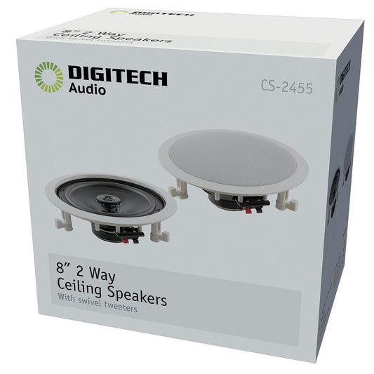 SPKR CEILING 2WAY 8IN SWIV TWEETER PR 8R - CS2455