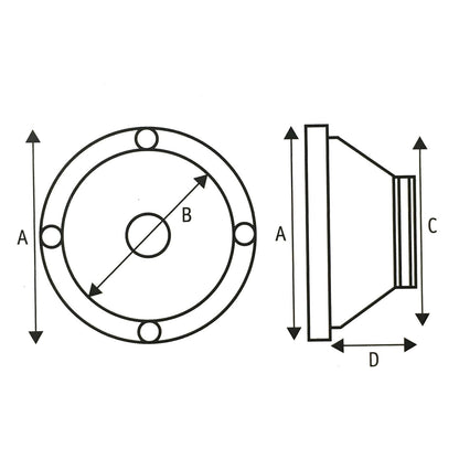 SPKR CEILING 2WAY 5.25IN WOOF PR 8R - CS2451