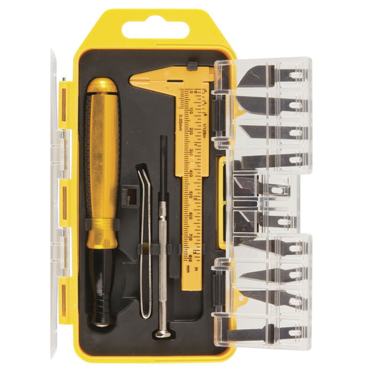 KNIFE SET 15PCE PRECISION HOBBY - TH1916