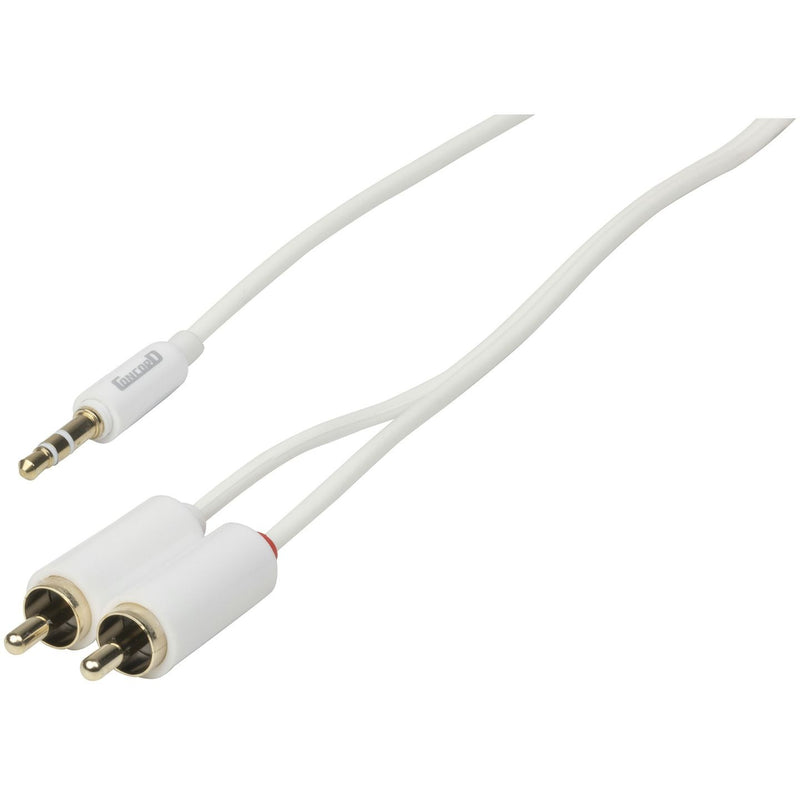 LEAD AUDIO SLIM 3.5MM ST-2XRCA PLG 2M - WA7502