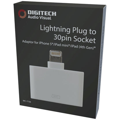 (D) ADAPTOR LIGHTNING PLG-APPLE 30 PIN SKT 