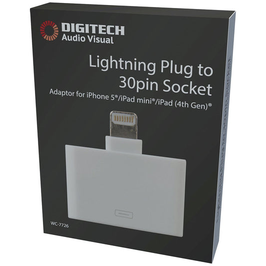 (D) ADAPTOR LIGHTNING PLG-APPLE 30 PIN SKT 