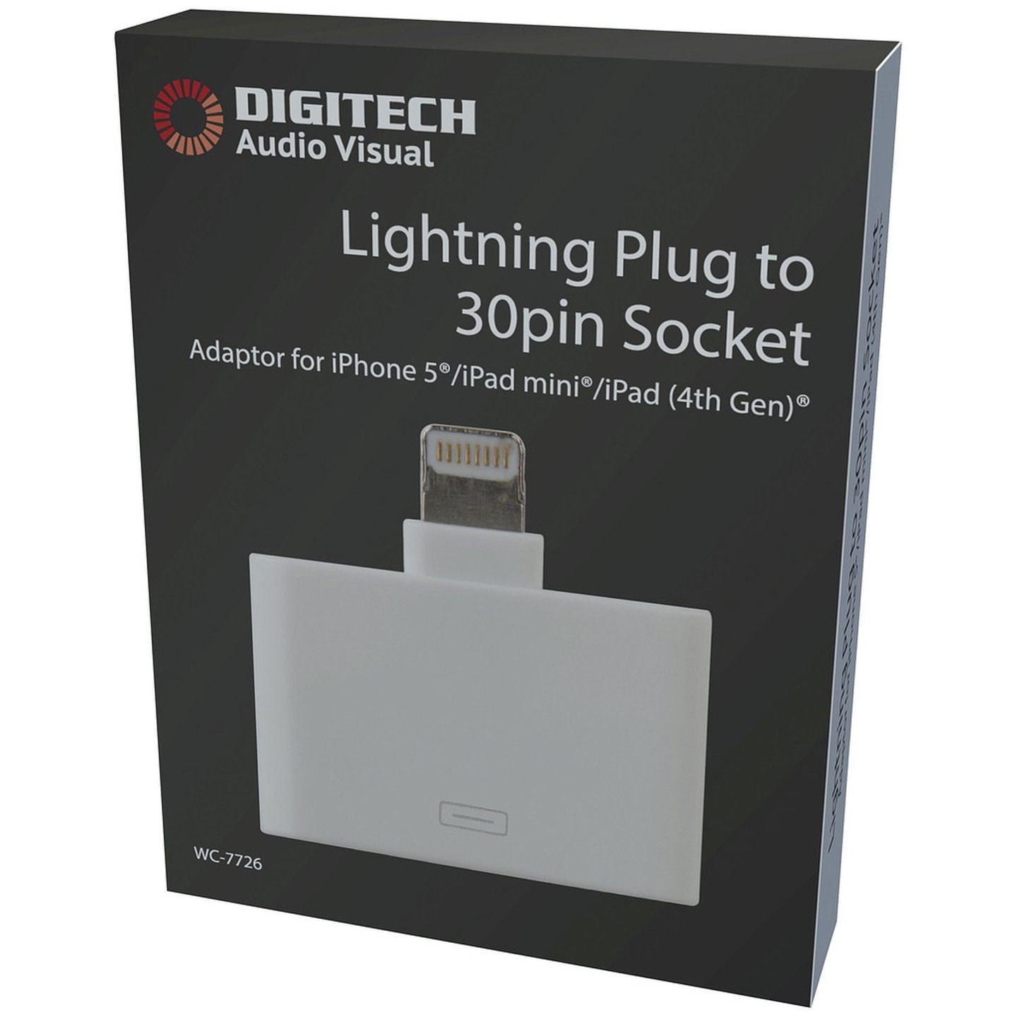 (D) ADAPTOR LIGHTNING PLG-APPLE 30 PIN SKT 