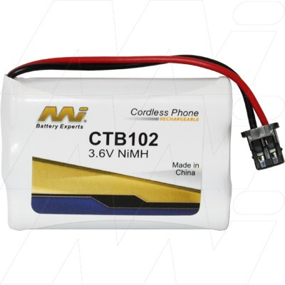 CTB102 PANASONIC / UNIDEN NIMH BATTERY - 80000-102