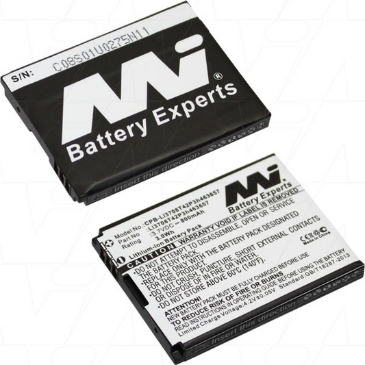 PHONE BATT 3.7V 800MAHSUITS ZTE - 79000-1001