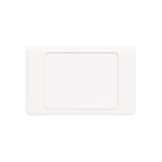 WALL PLATE WHITE DUAL COVER - P8038