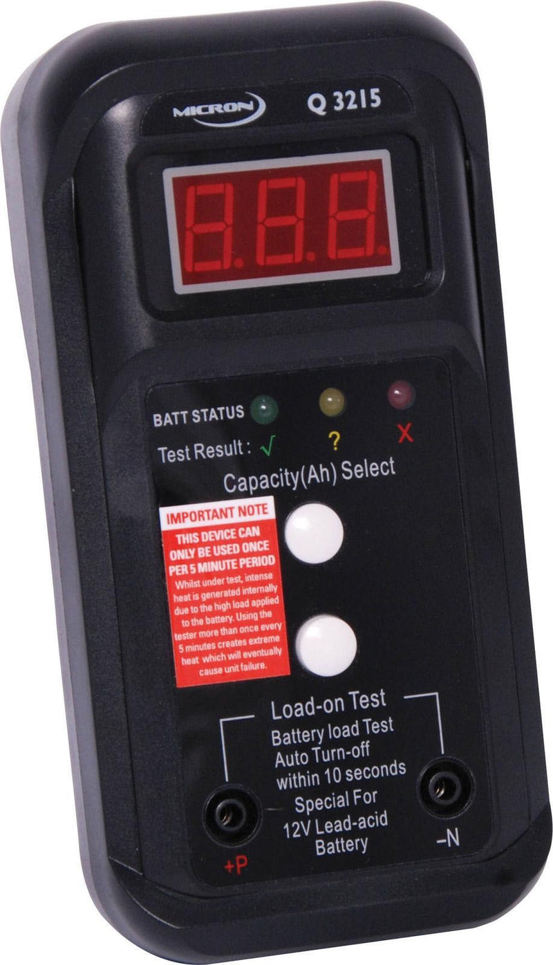 MICRON Sealed Lead Acid Gel Cell AGM 12V Battery Tester - Q3215