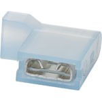 KWIK CONNECTOR R/A BLUE FEMALE 6.3MM PK10 - HR2006B