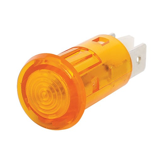 NEON PANEL MOUNT 230V AMBER - S4019A