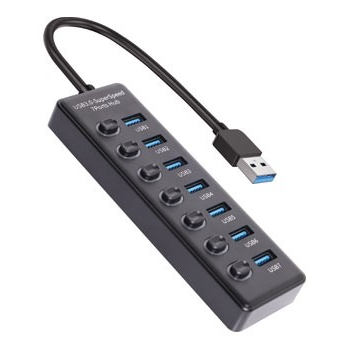 7 PORT POWERED USB 3.0 HUB WITH SWITCHING - D2362A