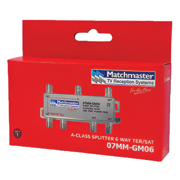 MATCHMASTER A-CLASS SPLITTER 6 WAY - 07MMGM06