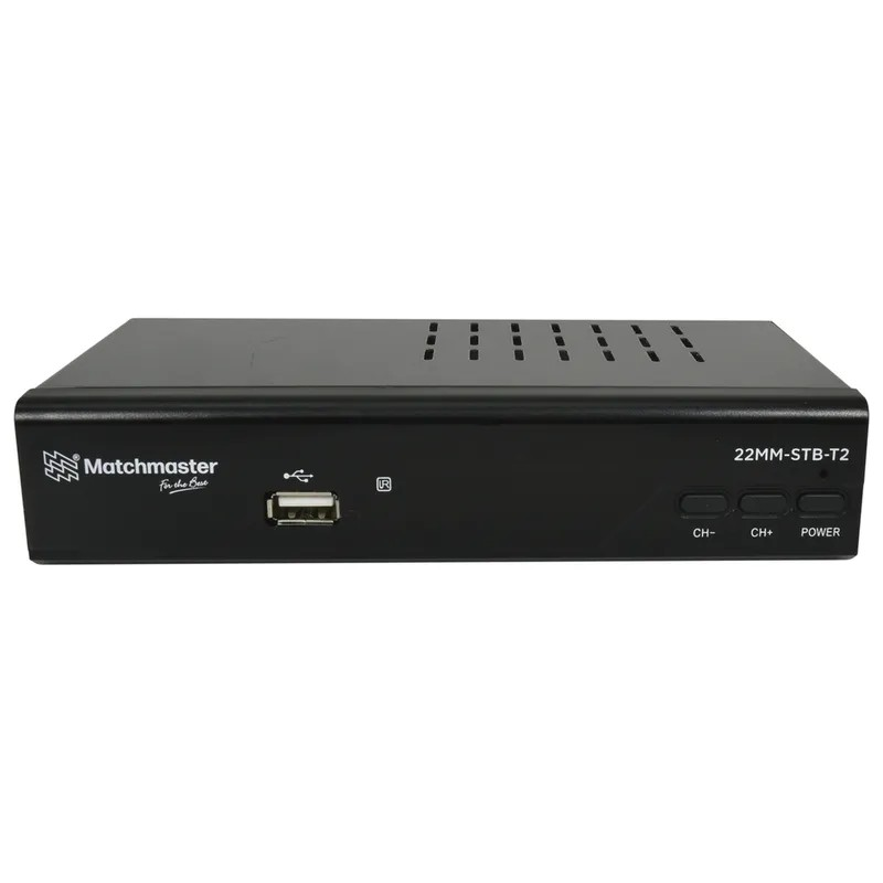 SET TOP BOX TUNER DVB-T HD 1080P 240V+12V COMPATIBLE MATCHMASTER - XC4936