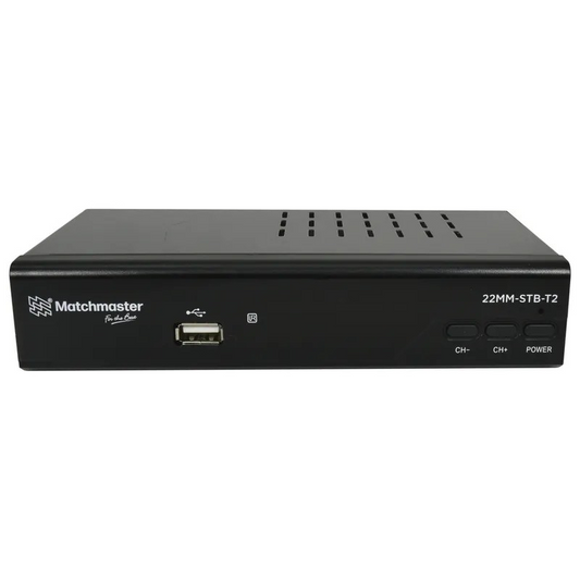 SET TOP BOX TUNER DVB-T HD 1080P 240V+12V COMPATIBLE MATCHMASTER - XC4936