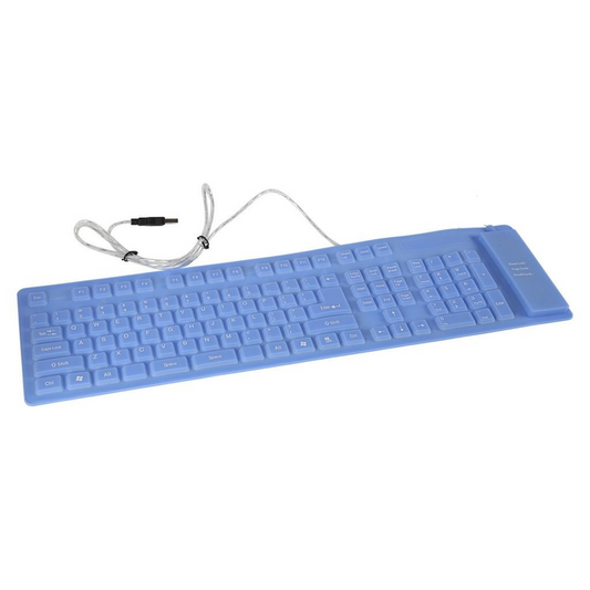 KEYBOARD - FOLDABLE WATERPROOF - KBD2001BU
