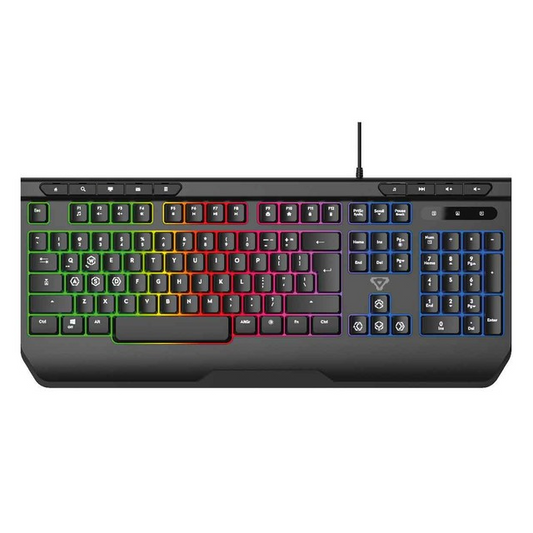 LASER GAMING LED FULL SIZE MBK701 WIRED GAMING KEYBOARD BLACK - KB-MBK701-BK