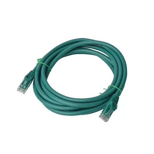 8WARE CAT6A UTP ETHERNET CABLE 3M SNAGLESS GREEN - CB8W-PL6A-3GRN