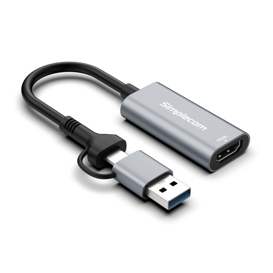 SIMPLECOM DA306C USB 3.0 AND  USB-C TO HDMI VIDEO ADAPTER - HXSI-DA306C 