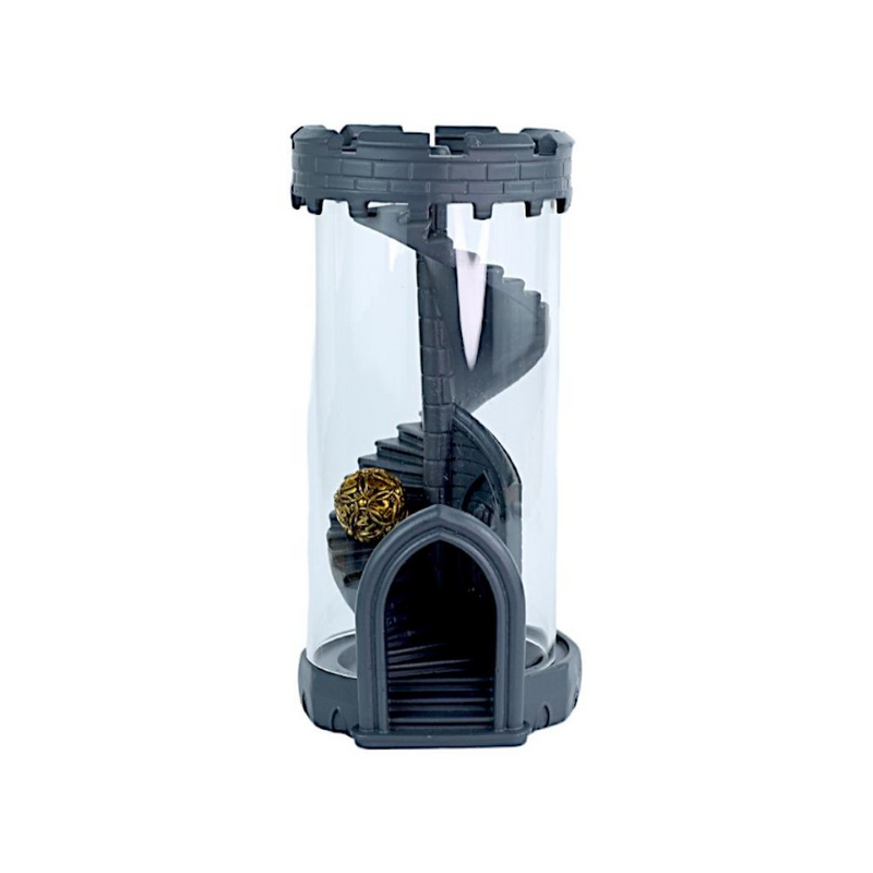 LPG SEETHROUGH DICE TOWER GREY - LPGES8200