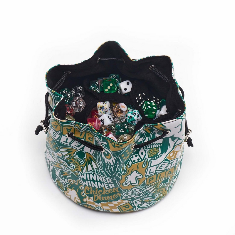 LPG ESSENTIALS MULTIPOCKET DICE BAG LEATHER ARTIST SERIES - LPGES8004