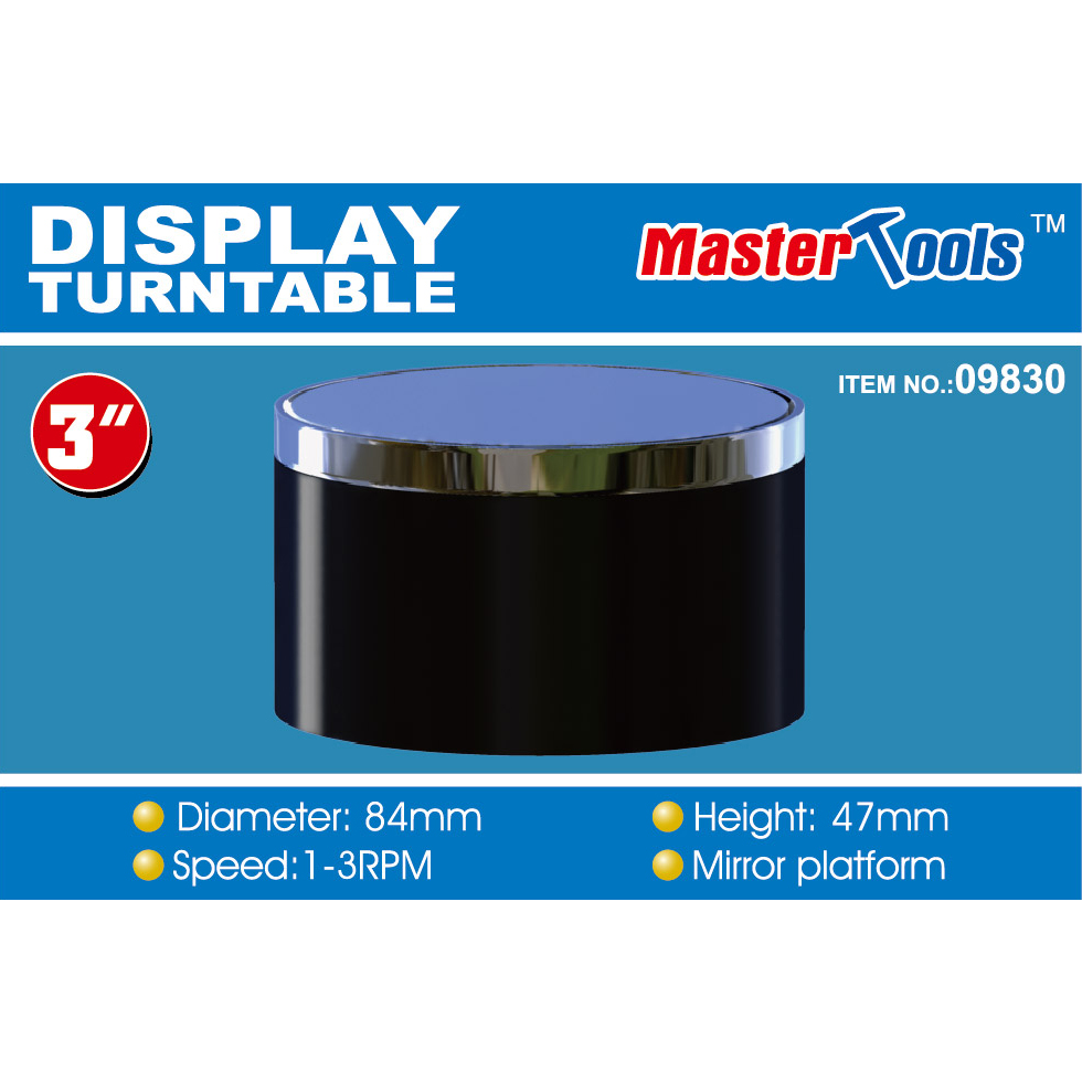 TRU09830 - TRUMPETER TURNTABLE DISPLAY - 84 X 47MM - TR09830