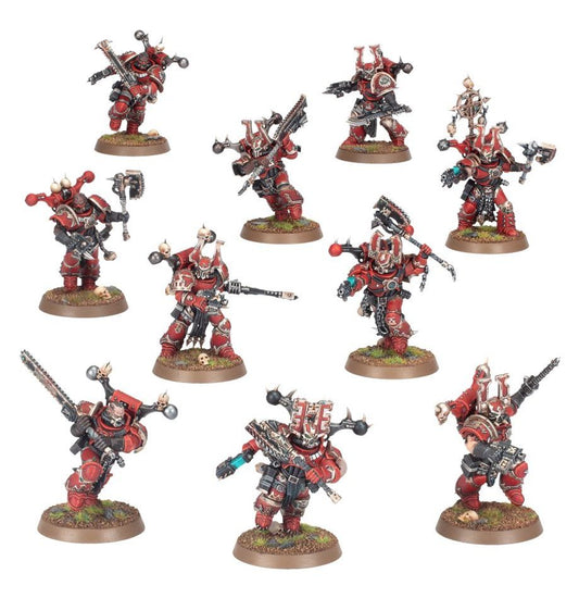 WH 40K WOLRD EATERS KHORNE BERZERKERS - 43-10