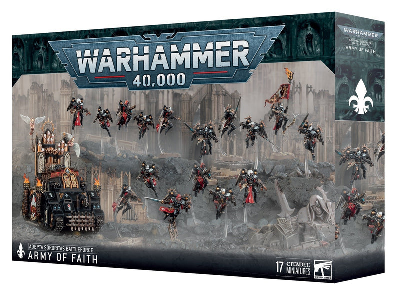 WH40K ADEPTUS SORORITAS BATTLEFORCE ARMY OF FAITH - 52-38