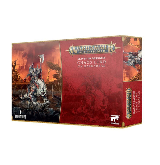 WH AOS SLAVES TO DARKNESS CHAOS LORD ON KARKADR - 8362