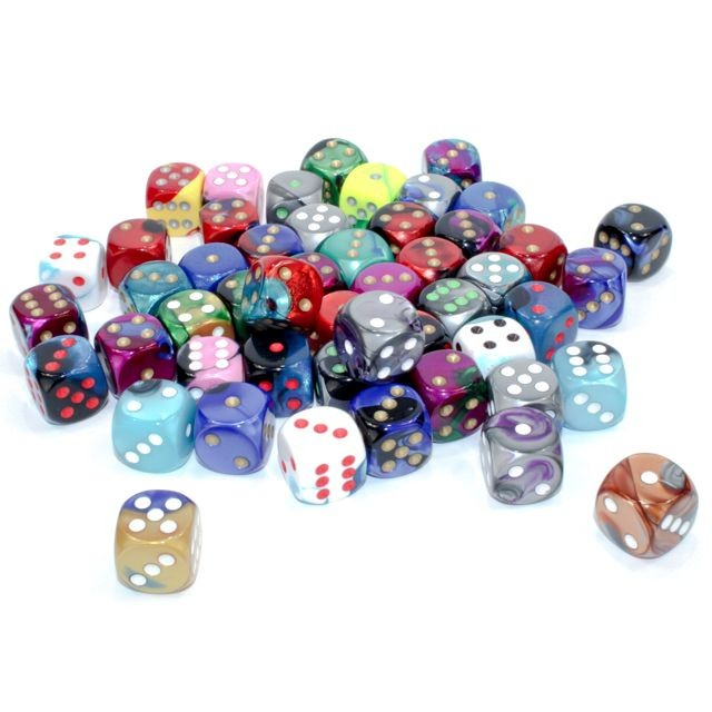 ASSORTED D6 DICE - D6