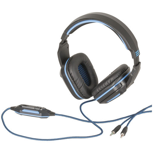 HEADPHONES GAMING ADJUSTABLE MIC BLK - AA2126