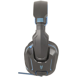 HEADPHONES GAMING ADJUSTABLE MIC BLK - AA2126