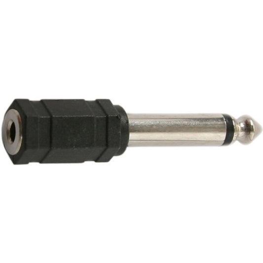 6.35MM MONO PLUG TO 3.5MM STEREO SOCKET - AD213