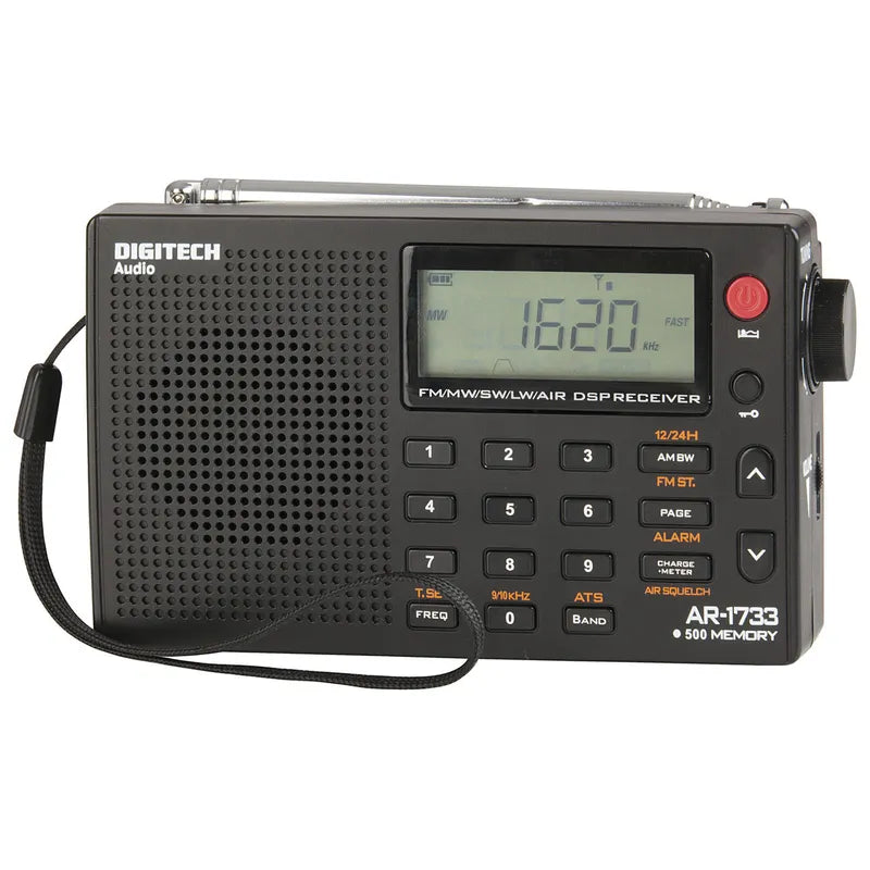 RADIO REC AM/FM/SW/AIR PLL W/LCD ALARM - AR1733