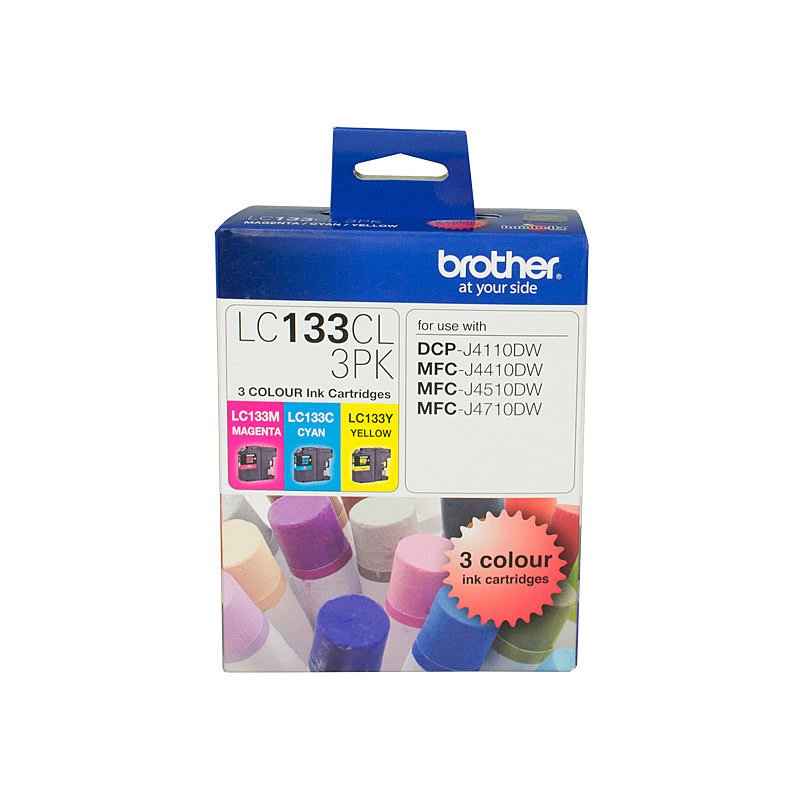 BROTHER 133 CMY COLOUR PACK - B133CMY