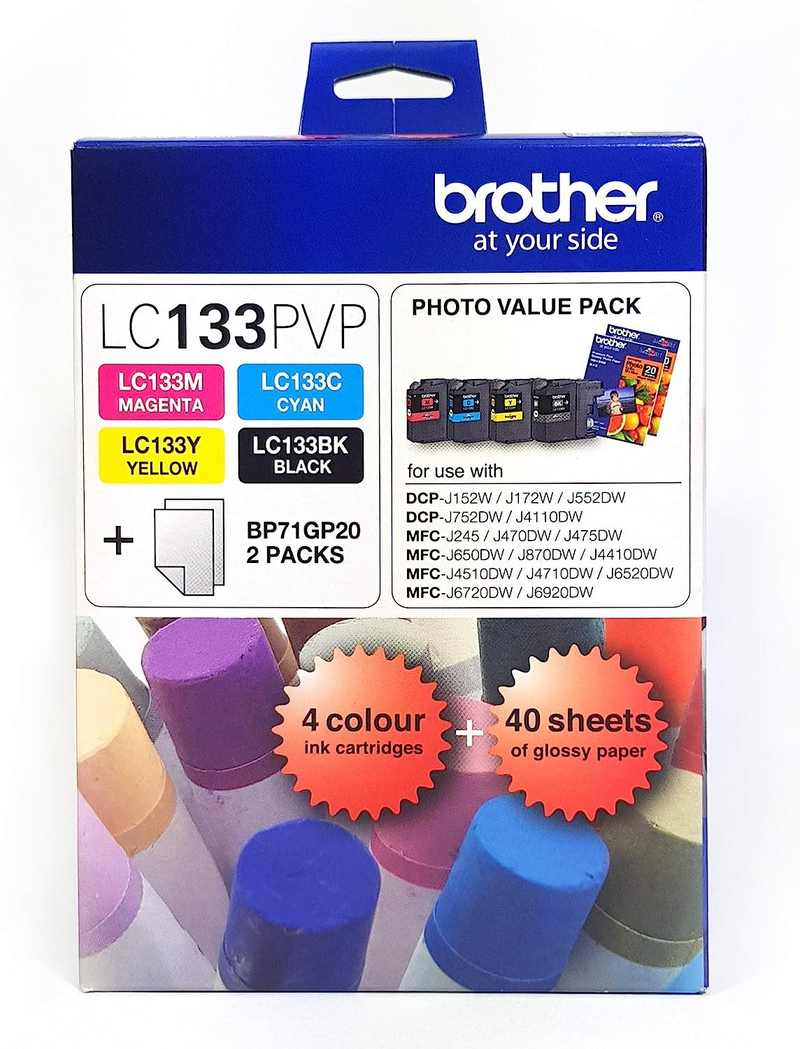 BROTHER 133 PHOTO VALUE PACK - B133PVP